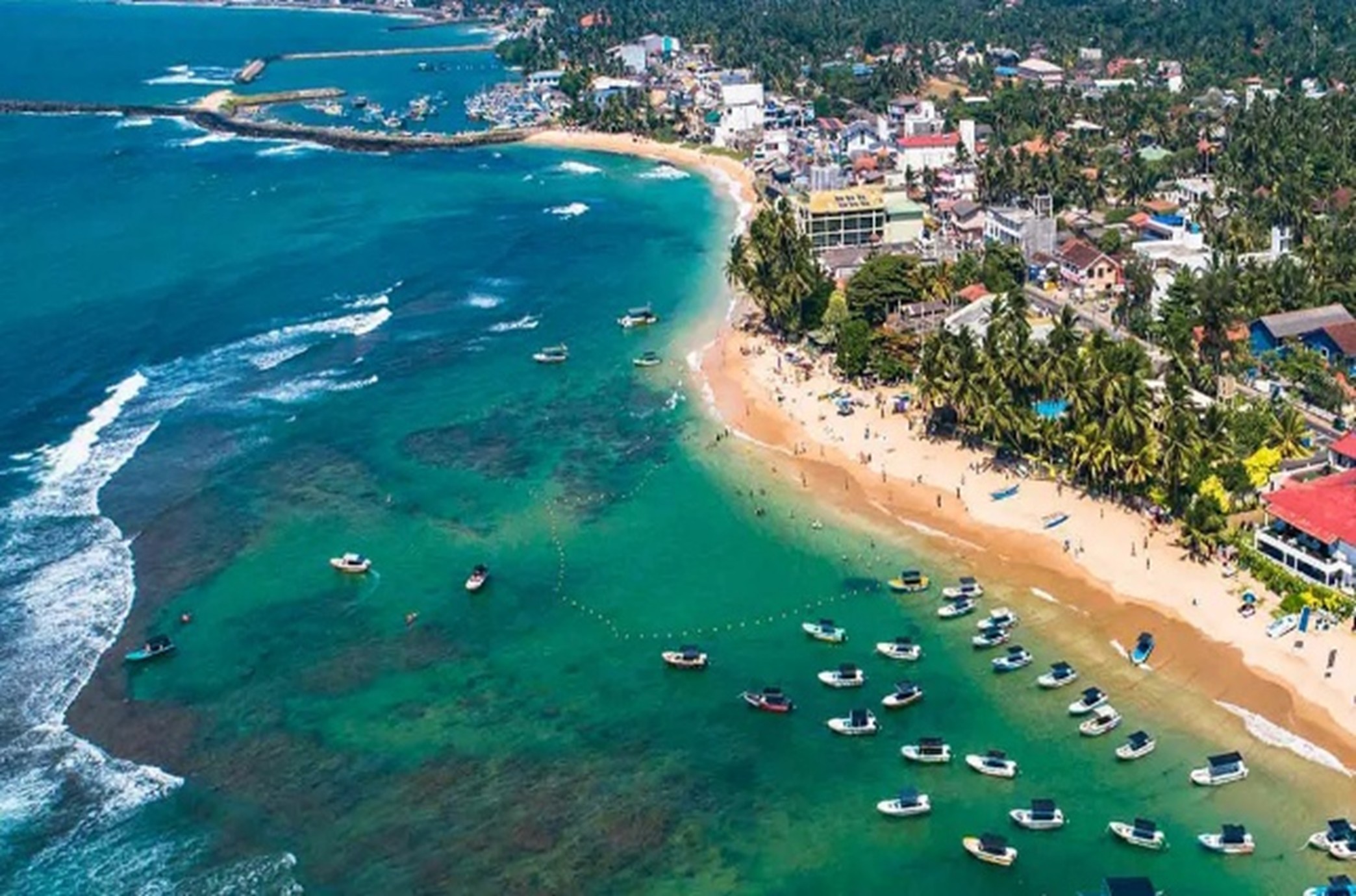 Hikkaduwa Beach View