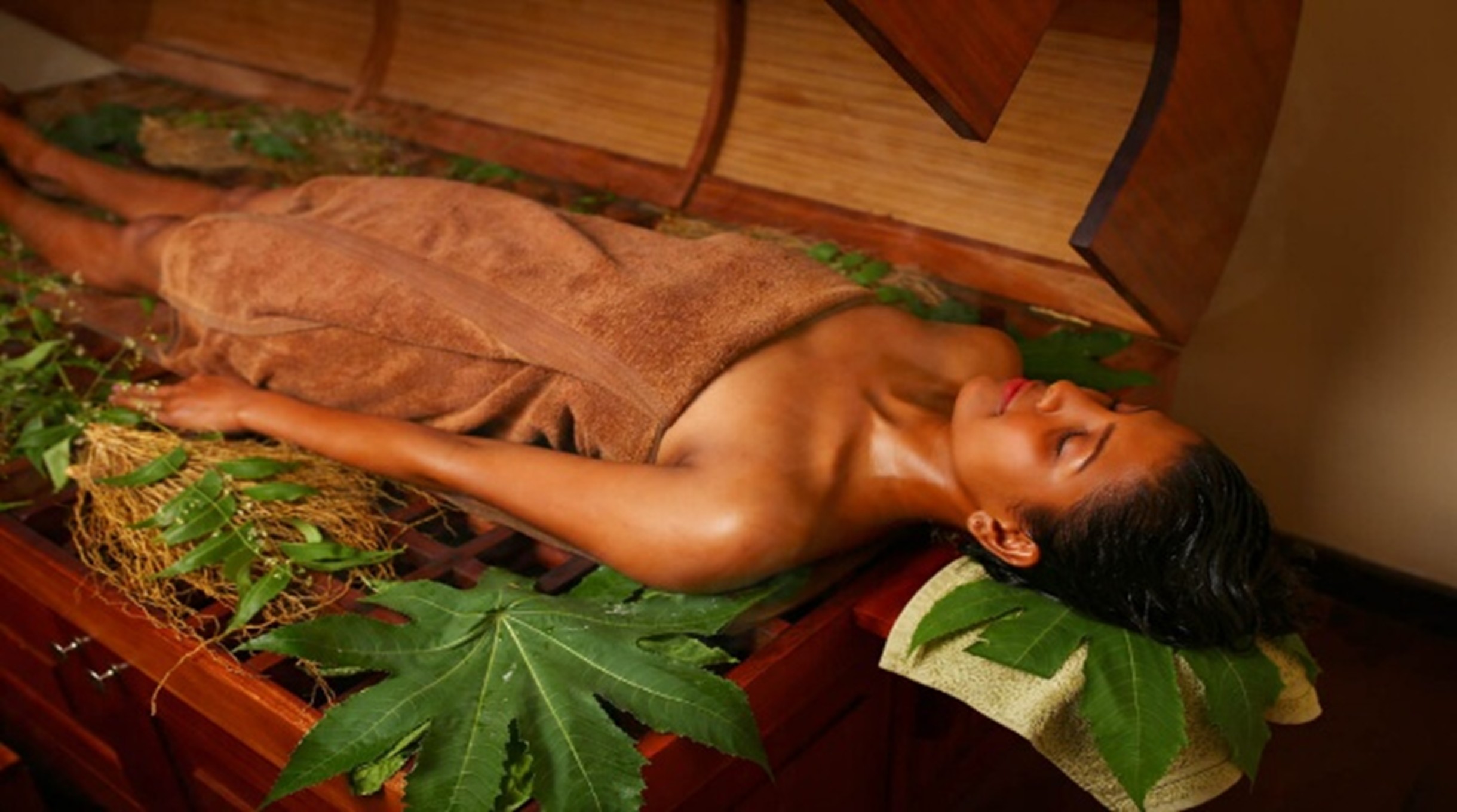 Herbal steam bath