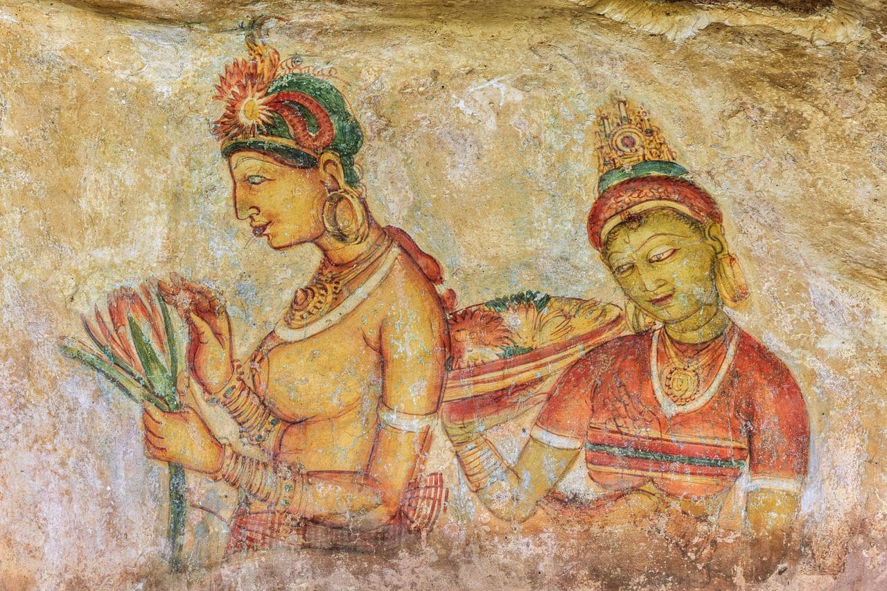 Frescoes In Sigirya 
