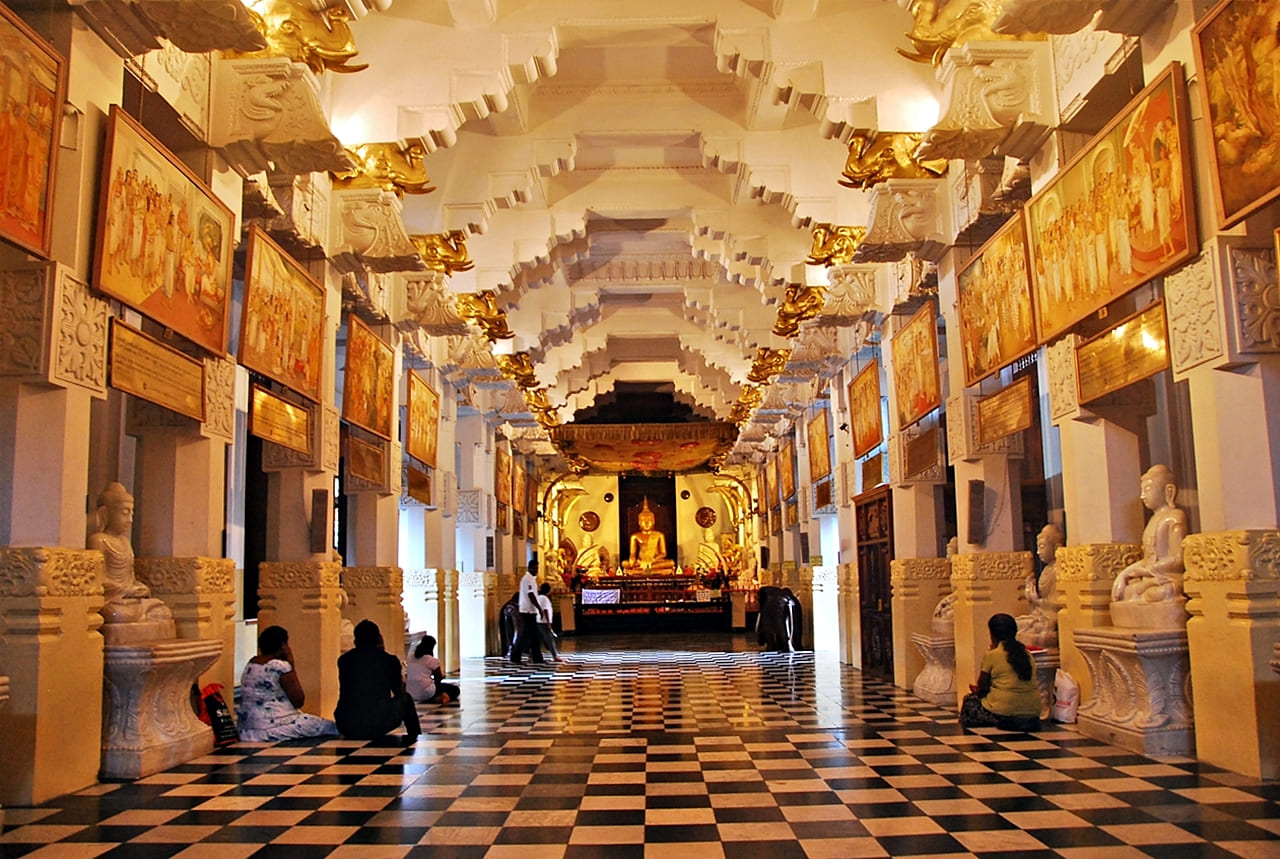 Inside of The Temple of the Tooth Relic