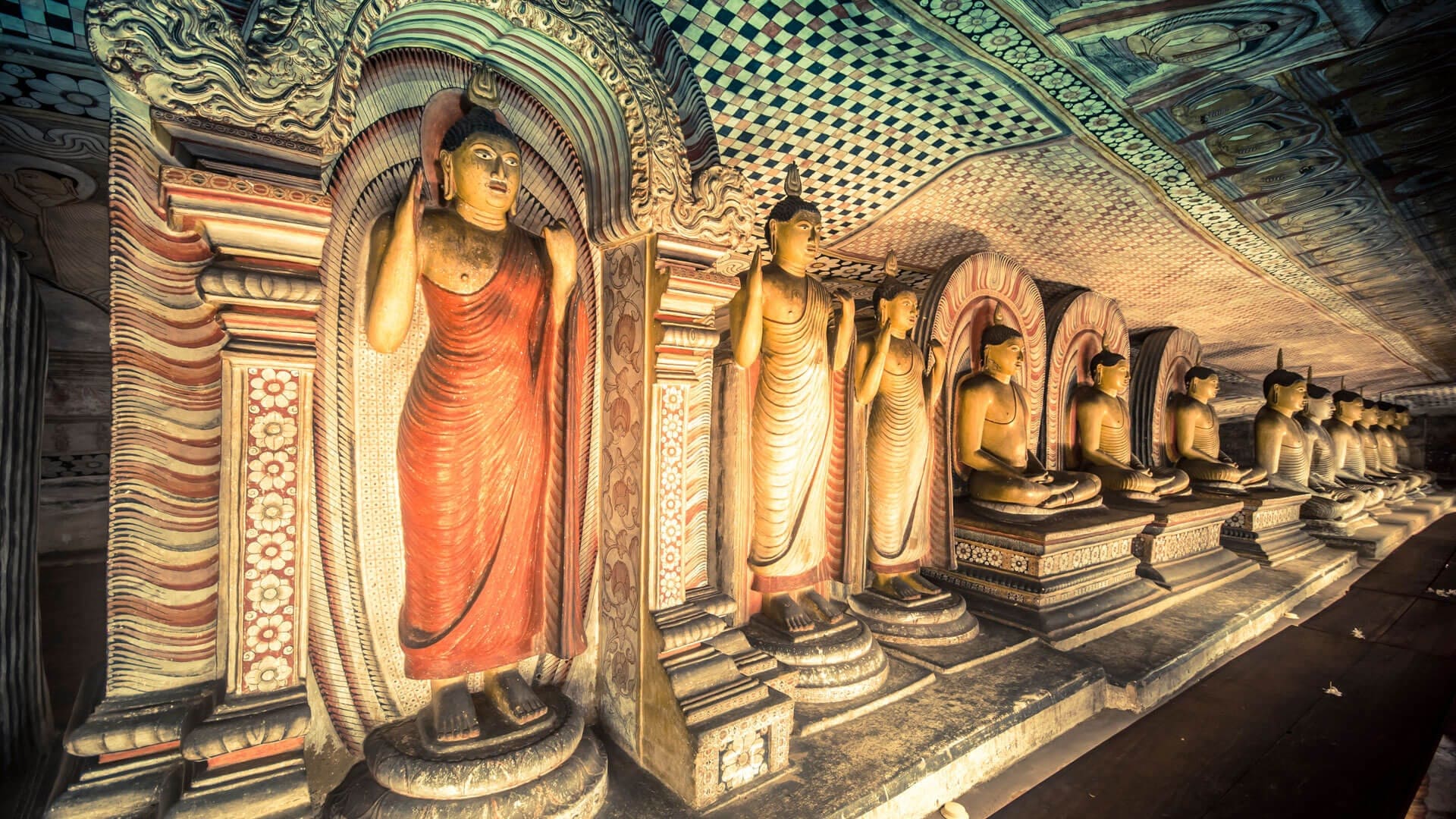 Inside of the Cave temple