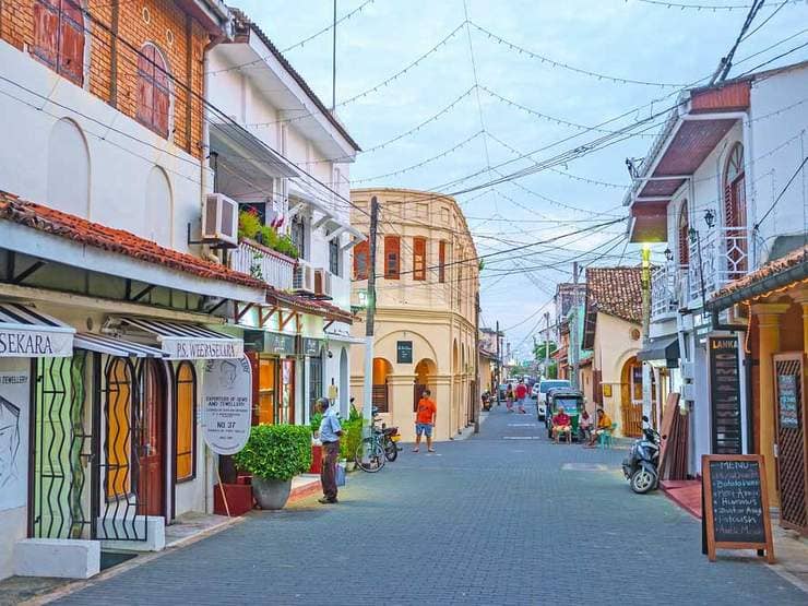 Streets  in Galle