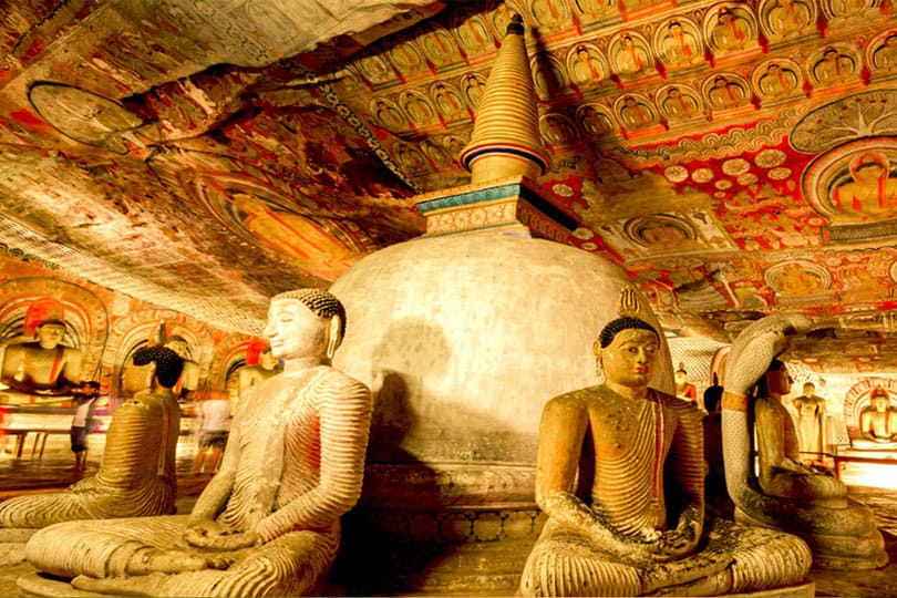 Inside of the Cave Temple